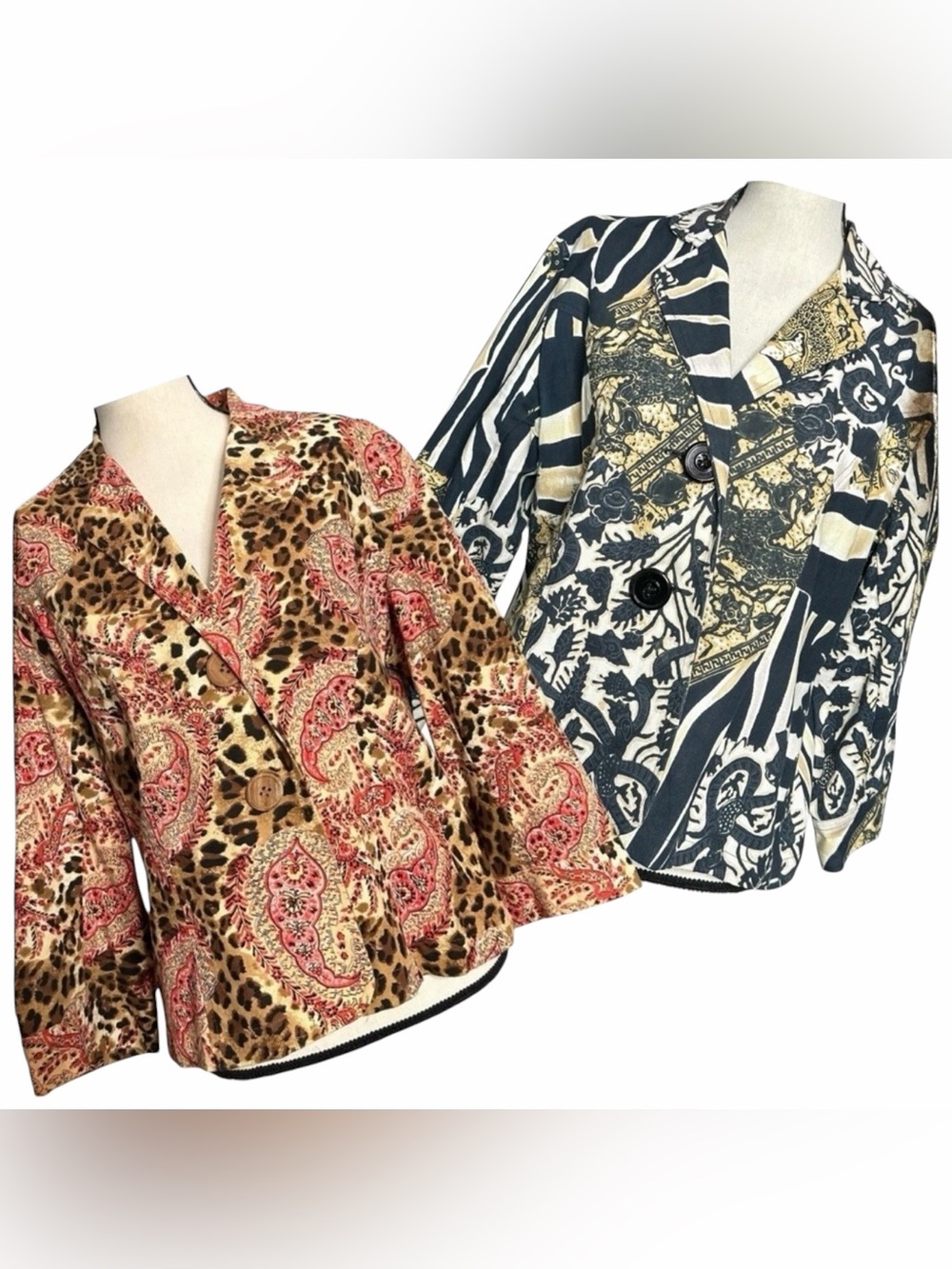 Shelly & Arnold x2 Blazers XL Denim Jackets (phlox)